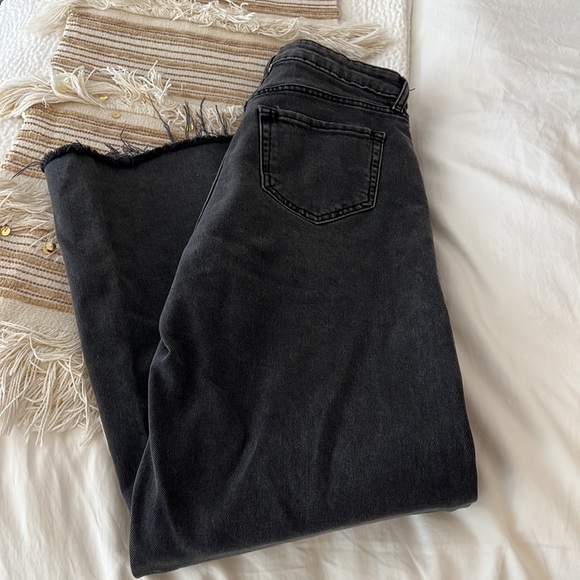 Old Navy Wide Leg Black Jeans - Picture 5 of 5